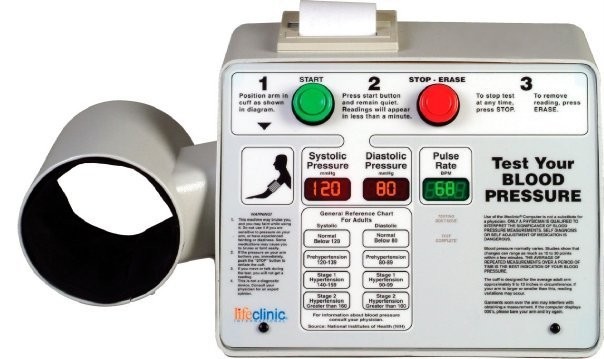 Professional Multiuser Kiosk Blood Pressure Monitor